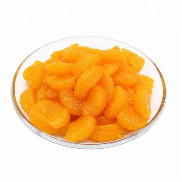 Venta caliente mandarina enlatada en almíbar ligero / en almíbar pesado paquete de lata fruta enlatada origen chino